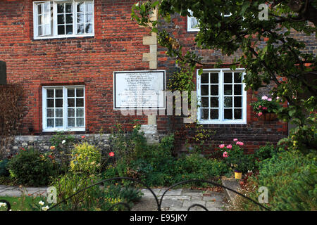 Außenansicht des Christs Krankenhaus, Stadt Winchester, Hampshire County; England; Großbritannien, UK Stockfoto