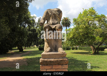 Skulptur in der "Villa Doria Pamphilj' Park. Rom, Latium, Italien. Stockfoto