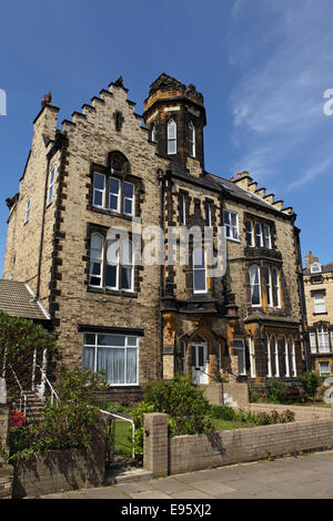 Ein viktorianisches Haus in Saltburn-by-the-Sea, Vereinigtes Königreich. Stockfoto