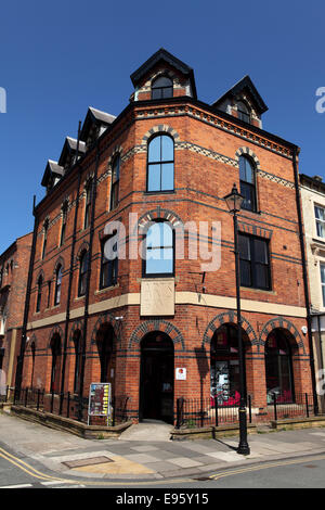 Kunst-Bank Fotografie Galerie in einem viktorianischen Gebäude in Saltburn-by-the-Sea, Vereinigtes Königreich. Stockfoto