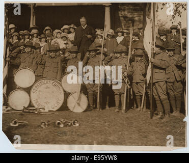 Oberst Theodore Roosevelt hat seine eigene Vorsorge-Parade in Oyster Bay. Stockfoto