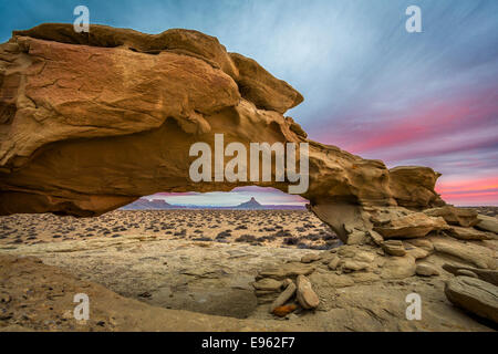 Fabrik Butte Bogen, in der Nähe von Hanksville, Utah. Stockfoto