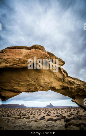 Fabrik Butte Bogen, in der Nähe von Hanksville, Utah. Stockfoto