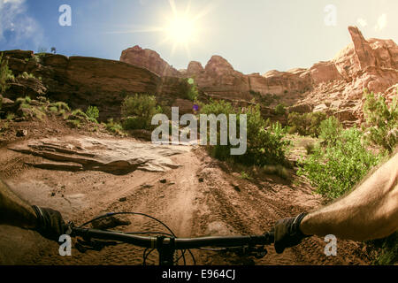 Kapitän Ahab Trail, Moab, Utah. Stockfoto