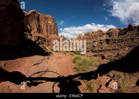 Kapitän Ahab Trail, Moab, Utah. Stockfoto