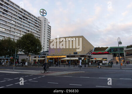 Zoo Palast - das älteste Kino in Berlin (seit 1909), der Veranstaltungsort von 1957 bis 1999 International Film Festival Berlinale. Stockfoto