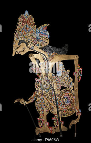 Indonesische Wayang Kulit Schatten Marionette Stockfoto