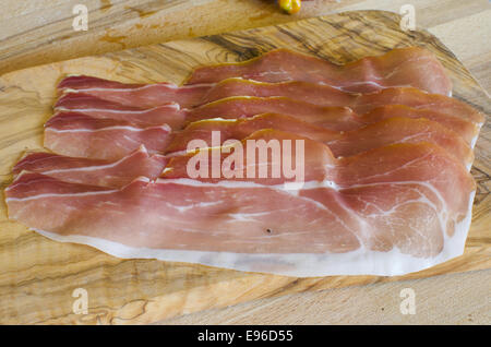 Prosciutto di Parma Stockfoto