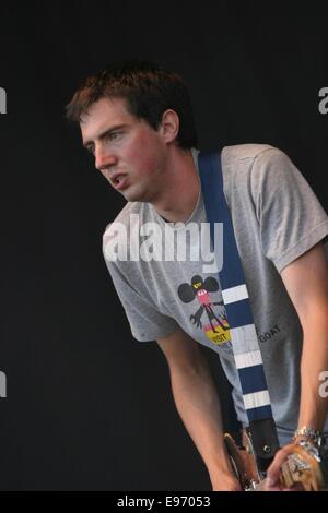 "Snow Patrol" T In The Park-Musik-Festival, Balado, Schottland, 2003. Stockfoto