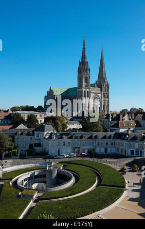 Kathedrale von Chartres, Frankreich Stockfoto