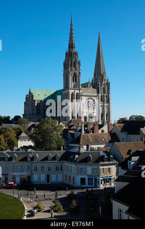 Kathedrale von Chartres, Frankreich Stockfoto