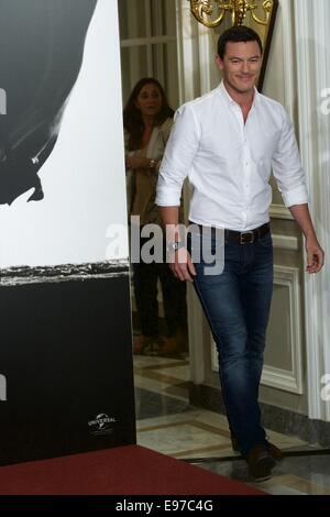 Madrid, Spanien. 21. Oktober 2014. Luke Evans besucht "Dracula Untold" Photocall Villamagna Hotel am 21. Oktober 2014 in Madrid Credit: Jack Abuin/ZUMA Draht/Alamy Live News Stockfoto