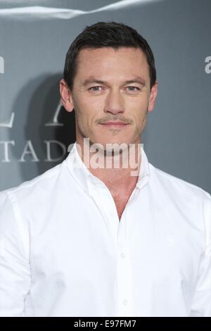 21. Oktober 2014 besucht - Madrid, Spanien - LUKE EVANS "Dracula Untold" Photocall Villamagna Hotel. (Kredit-Bild: © Jack Abuin/ZUMA Draht) Stockfoto