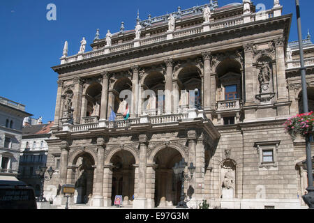 Die ungarische Staatsoper, Budapest, Ungarn Stockfoto