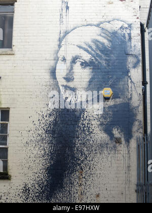 Banksy in Bristol Stockfoto