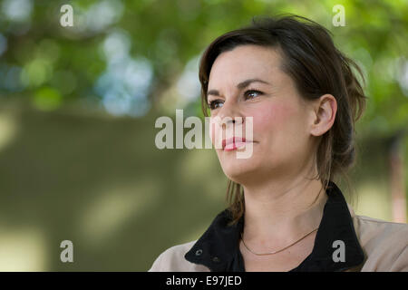 Autor Natalie Young erscheint das Edinburgh International Book Festival. Stockfoto