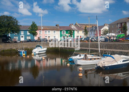 Aberaeron Hafen Ceredigion Cardigan Bay Mitte Wales UK Stockfoto