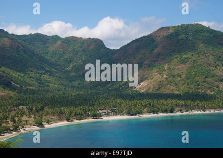 Mangsit Beach Nordküste der Insel Lombok, Indonesien Stockfoto