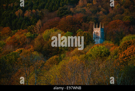 Lecropt Kirk Pfarrkirche, Bridge of Allan, Schottland Stockfoto