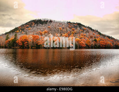 Oxbow See in den Adirondack Mountains Stockfoto