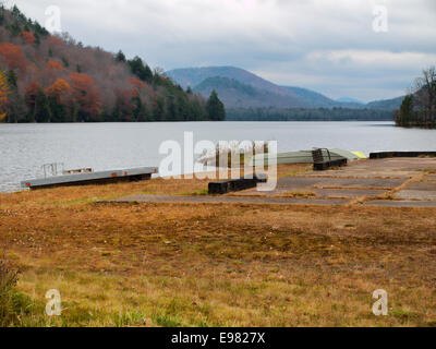 Oxbow See in den Adirondack Mountains Stockfoto