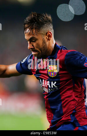 Barcelona, Spanien. © 21. Oktober 2014. Neymar (Barcelona) Fußball: UEFA Champions League-Gruppe F Spiel zwischen FC Barcelona 3-1 Ajax im Stadion Camp Nou in Barcelona, Spanien. Kredit: D. Nakashima/AFLO/Alamy Live-Nachrichten Stockfoto