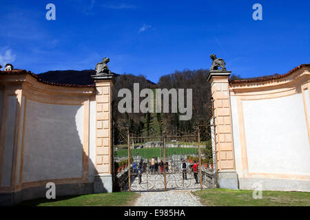 Villa Della Porta Bozzolo, Casalzuigno, Varese, Lombardei, Italien Stockfoto