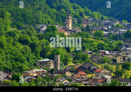 Saint-Marcel Castello 03 Stockfoto