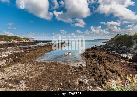 Bull Bay Porth Llechog auf Anglesey Nordwales Stockfoto