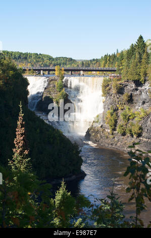 Kakabeka Falls, Wasserfall auf dem Kaministiquia River, Ontario, Kanada Stockfoto