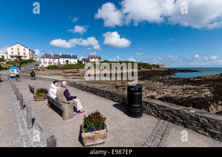 Bull Bay Porth Llechog auf Anglesey Nordwales Stockfoto