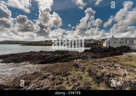 Bull Bay Porth Llechog auf Anglesey Nordwales Stockfoto