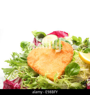 Schnitzel oder Schnitzel Stockfoto