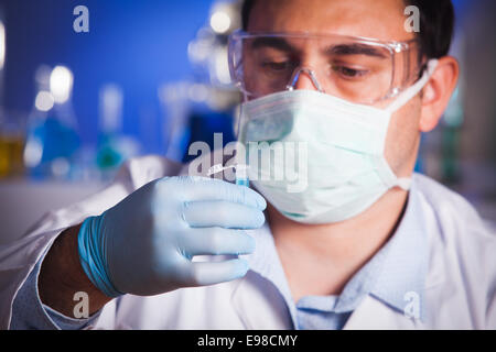 Wissenschaftler denken Stockfoto