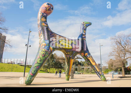 Deborah Halperns Engel Skulptur In Birrarung Marr Melbourne Australien Stockfoto