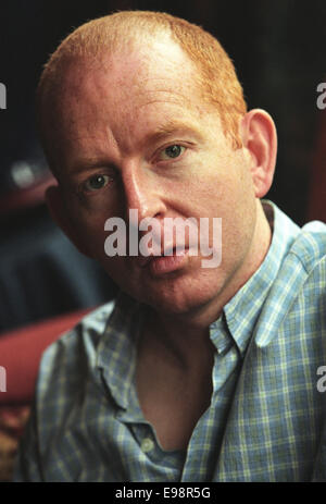 Alan McGee von Creation Records, der Mann, Primal Scream und Oase in Glasgow, Schottland unterzeichnet Stockfoto