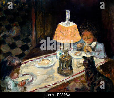 Le Déjeuner des Enfants - das Mittagessen von der children1897 Pierre Bonnard 1867-1947 Frankreich Französisch Stockfoto