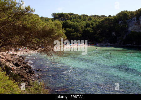 Cala Macarella, Menorca, Balearen, Spanien Stockfoto