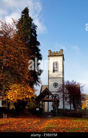 Herbst, Kenmore Kirche Perth und Kinross Perthshire Schottland Stockfoto