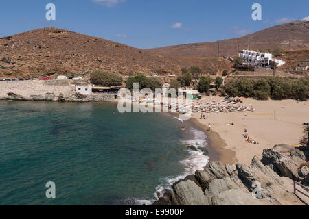 Griechenland, Kykladen, Tinos, Kolimbithra Strand Stockfoto