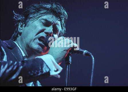 Bryan Ferry und Roxy Music Konzert in Glasgow, Schottland, im Jahr 2001. Stockfoto