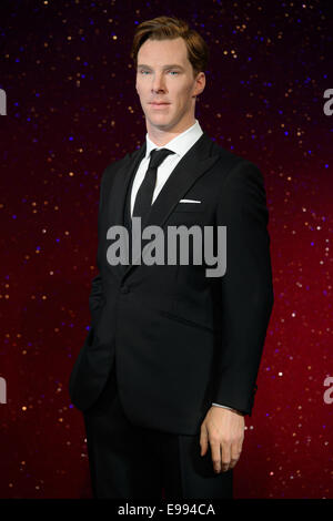 Die Wachsfigur von Benedict Cumberbatch ist Unveild bei Madame Tussauds London. Stockfoto