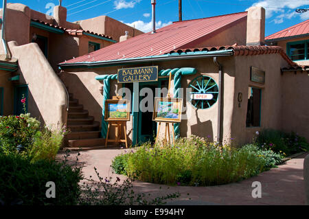 Baumann-Kunstgalerie Santa Fe NM Stockfoto