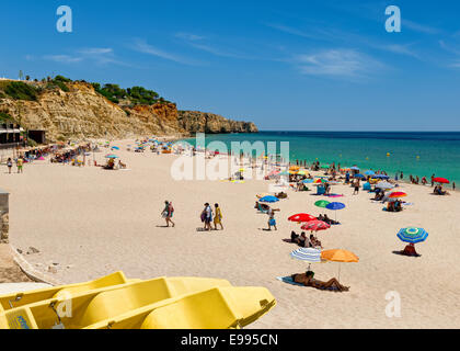 Portugal, Algarve, Lagos, Praia de Porto de Mos Stockfoto