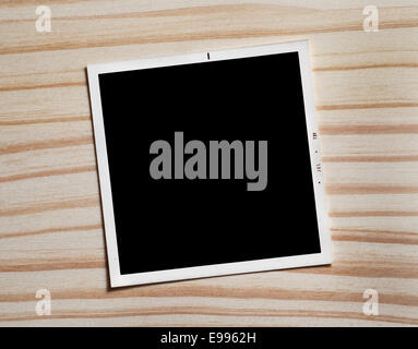 Vintage leere Foto Rahmen mit Textfreiraum. Stockfoto