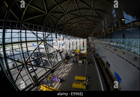 Innenraum des Kansai International Airport in Osaka, Japan. Stockfoto