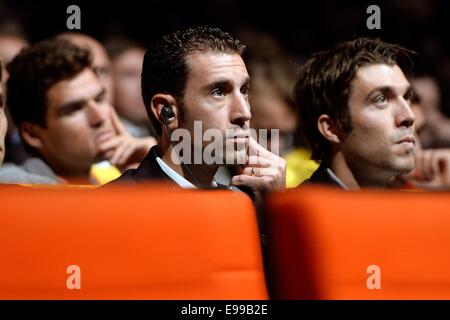 Paris, Frankreich. 22. Oktober 2014. Die Präsentation und Einführung der Tour de France Radsport Tour 2015. Vincenzo NIBALI (ITA - Astana Pro Team) Credit: Action Plus Sport/Alamy Live News Stockfoto