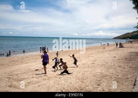 Ela Beach ist der schönste und sicherste Strand im Bereich Port Moresby, Papua-Neu-Guinea. Stockfoto