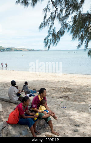 Ela Beach ist der schönste und sicherste Strand im Bereich Port Moresby, Papua-Neu-Guinea. Stockfoto