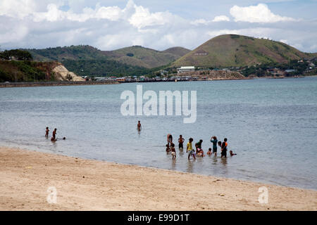 Ela Beach ist der schönste und sicherste Strand im Bereich Port Moresby, Papua-Neu-Guinea. Stockfoto